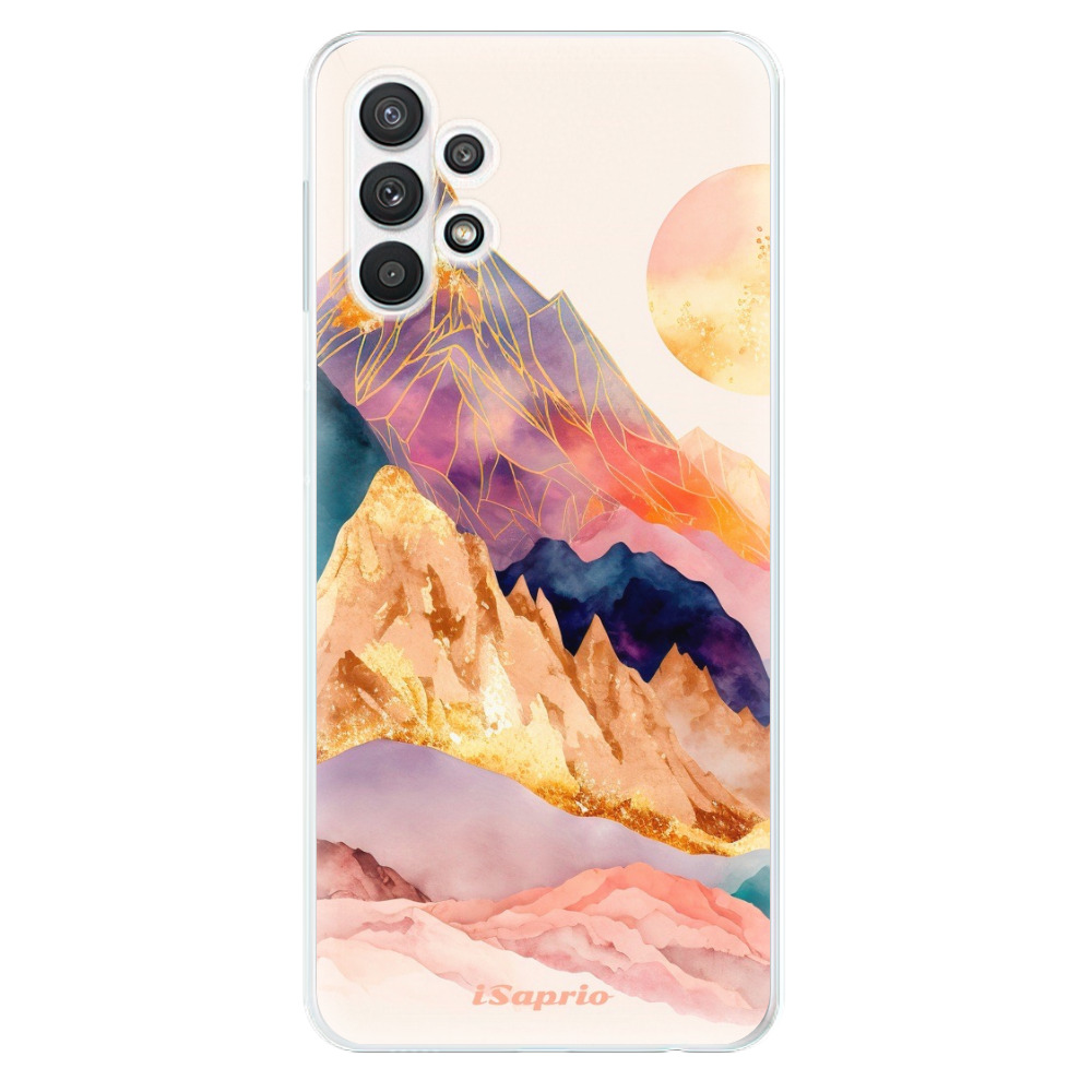 Odolné silikonové pouzdro iSaprio - Abstract Mountains - Samsung Galaxy A32 5G