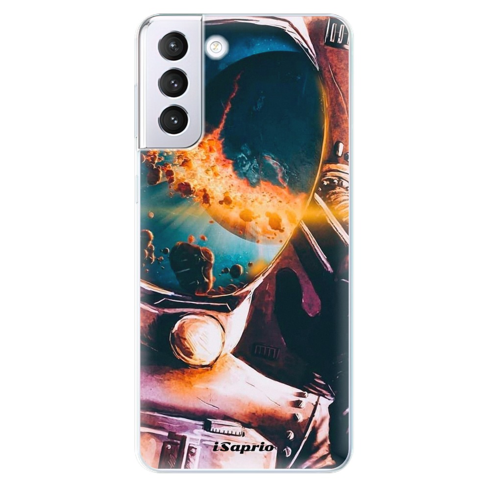 Odolné silikonové pouzdro iSaprio - Astronaut 01 - Samsung Galaxy S21+