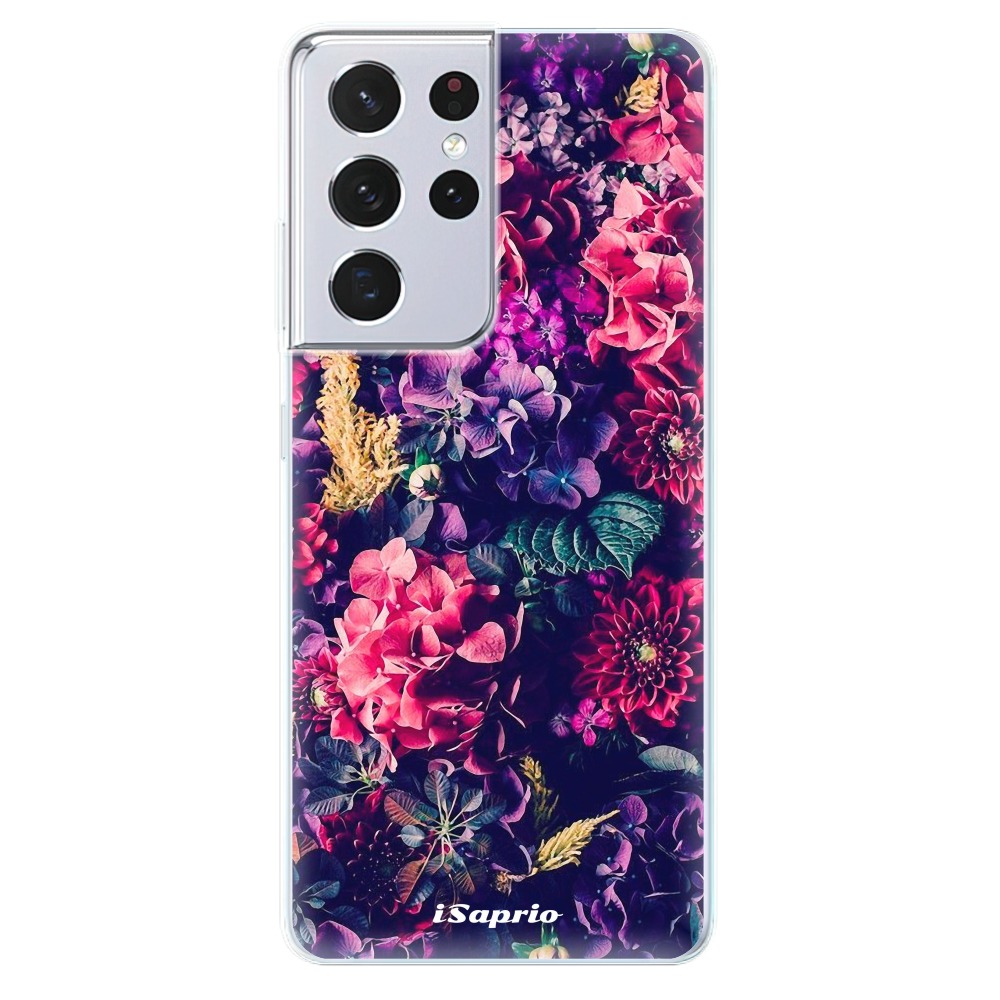 Odolné silikonové pouzdro iSaprio - Flowers 10 - Samsung Galaxy S21 Ultra
