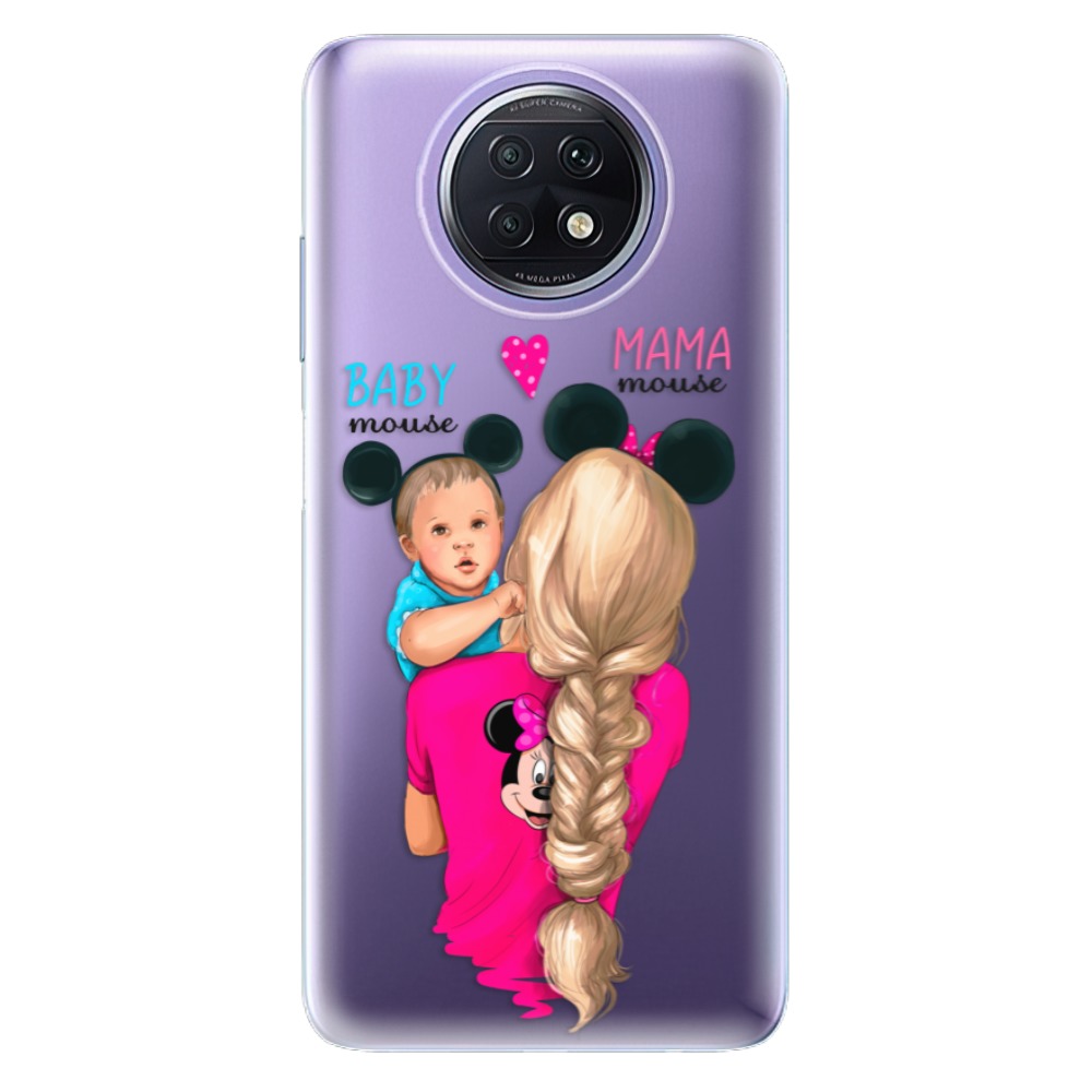 Odolné silikonové pouzdro iSaprio - Mama Mouse Blonde and Boy - Xiaomi Redmi Note 9T