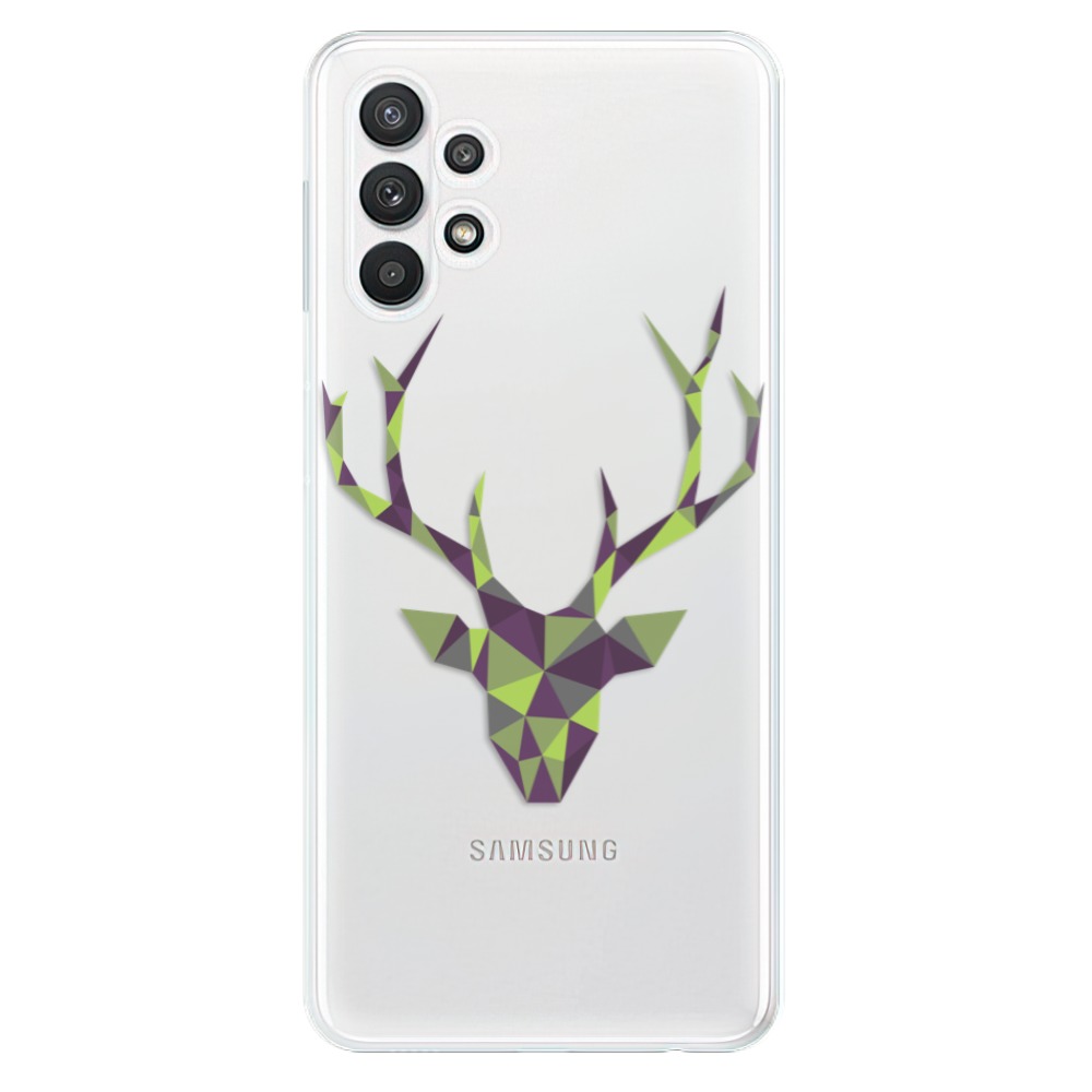 Odolné silikonové pouzdro iSaprio - Deer Green - Samsung Galaxy A32