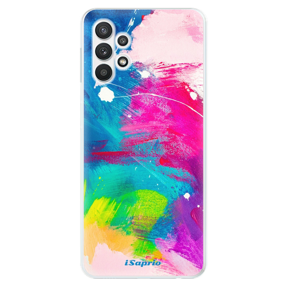 Odolné silikonové pouzdro iSaprio - Abstract Paint 03 - Samsung Galaxy A32