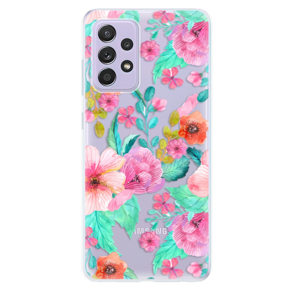 Odolné silikonové pouzdro iSaprio - Flower Pattern 01 - Samsung Galaxy A52/A52 5G