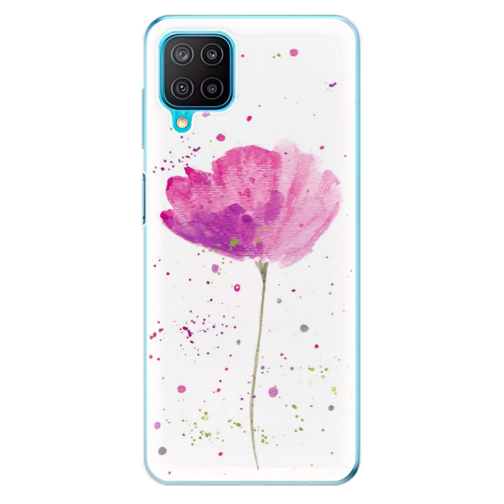 Odolné silikonové pouzdro iSaprio - Poppies - Samsung Galaxy M12