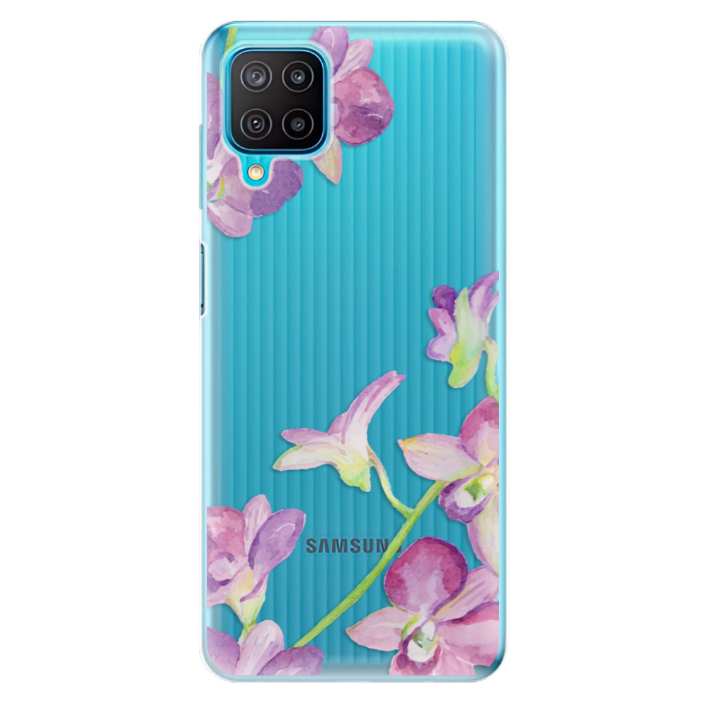 Odolné silikonové pouzdro iSaprio - Purple Orchid - Samsung Galaxy M12