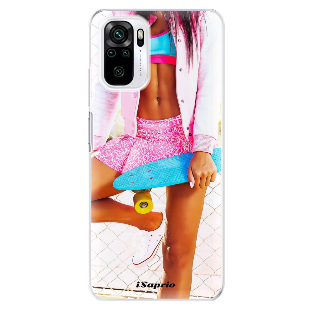 Odolné silikonové pouzdro iSaprio - Skate girl 01 - Xiaomi Redmi Note 10 / Note 10S