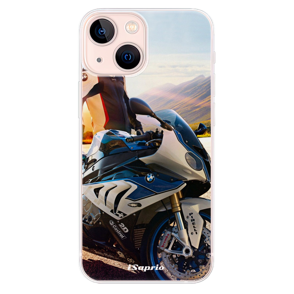Odolné silikonové pouzdro iSaprio - Motorcycle 10 - iPhone 13 mini