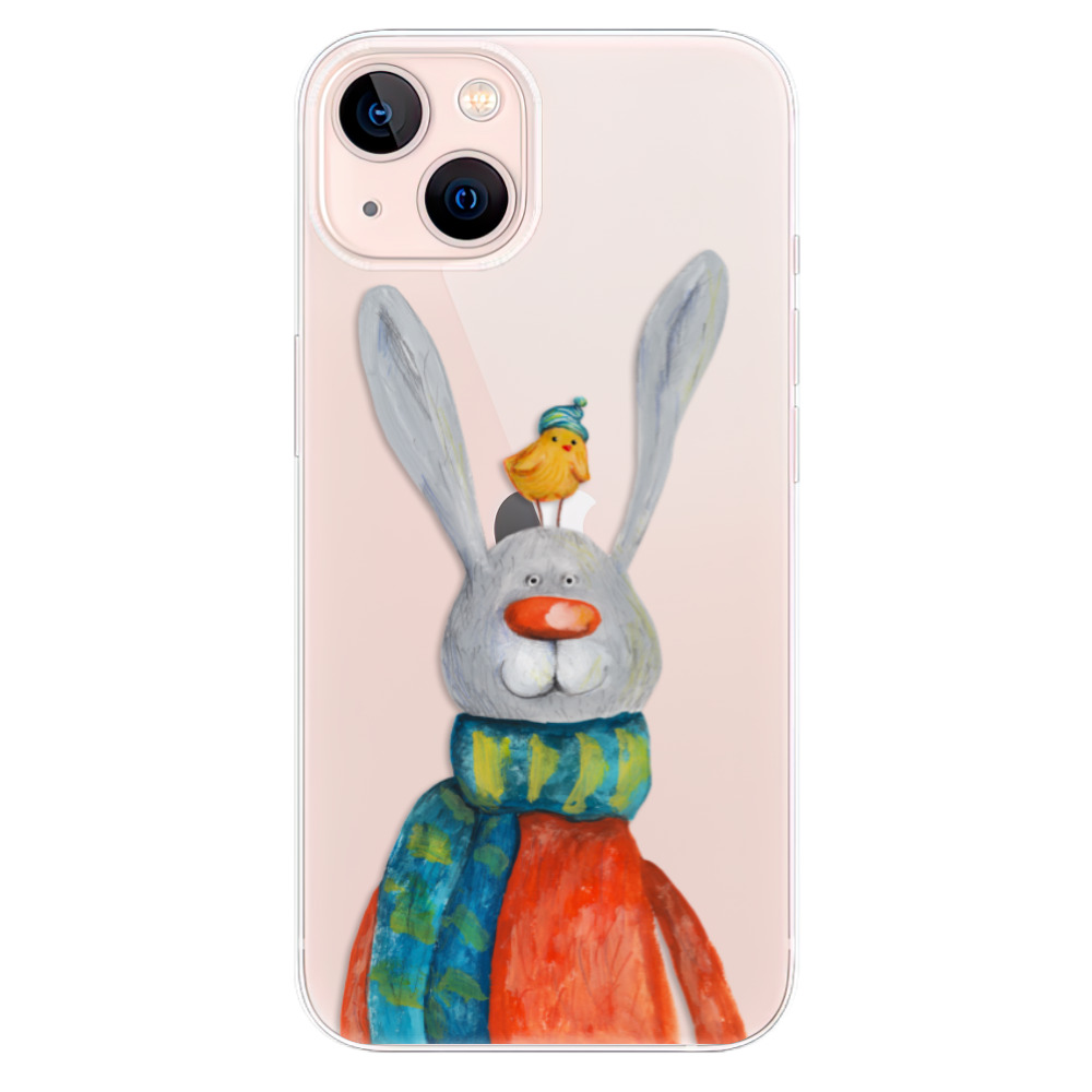 Odolné silikonové pouzdro iSaprio - Rabbit And Bird - iPhone 13