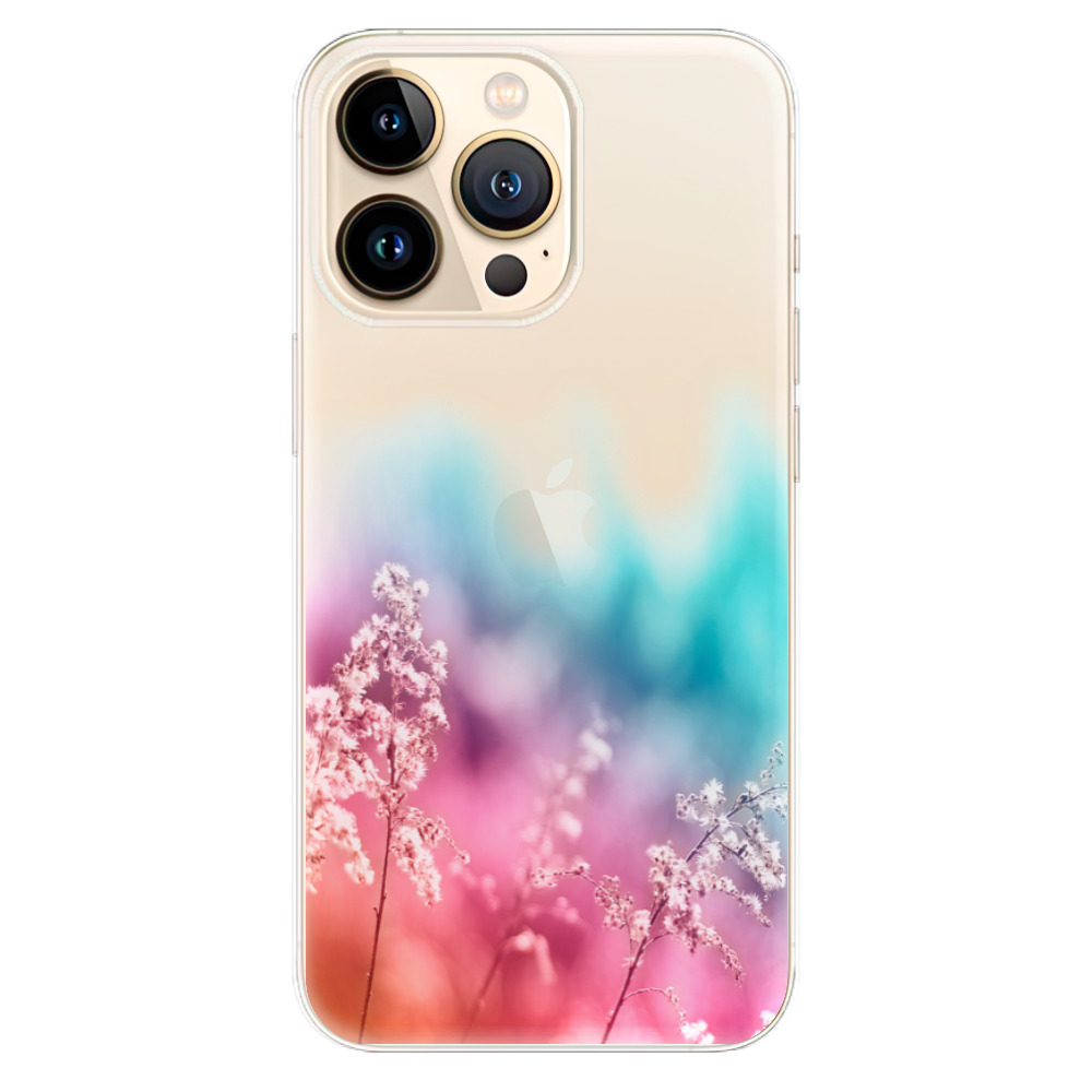 Odolné silikonové pouzdro iSaprio - Rainbow Grass - iPhone 13 Pro