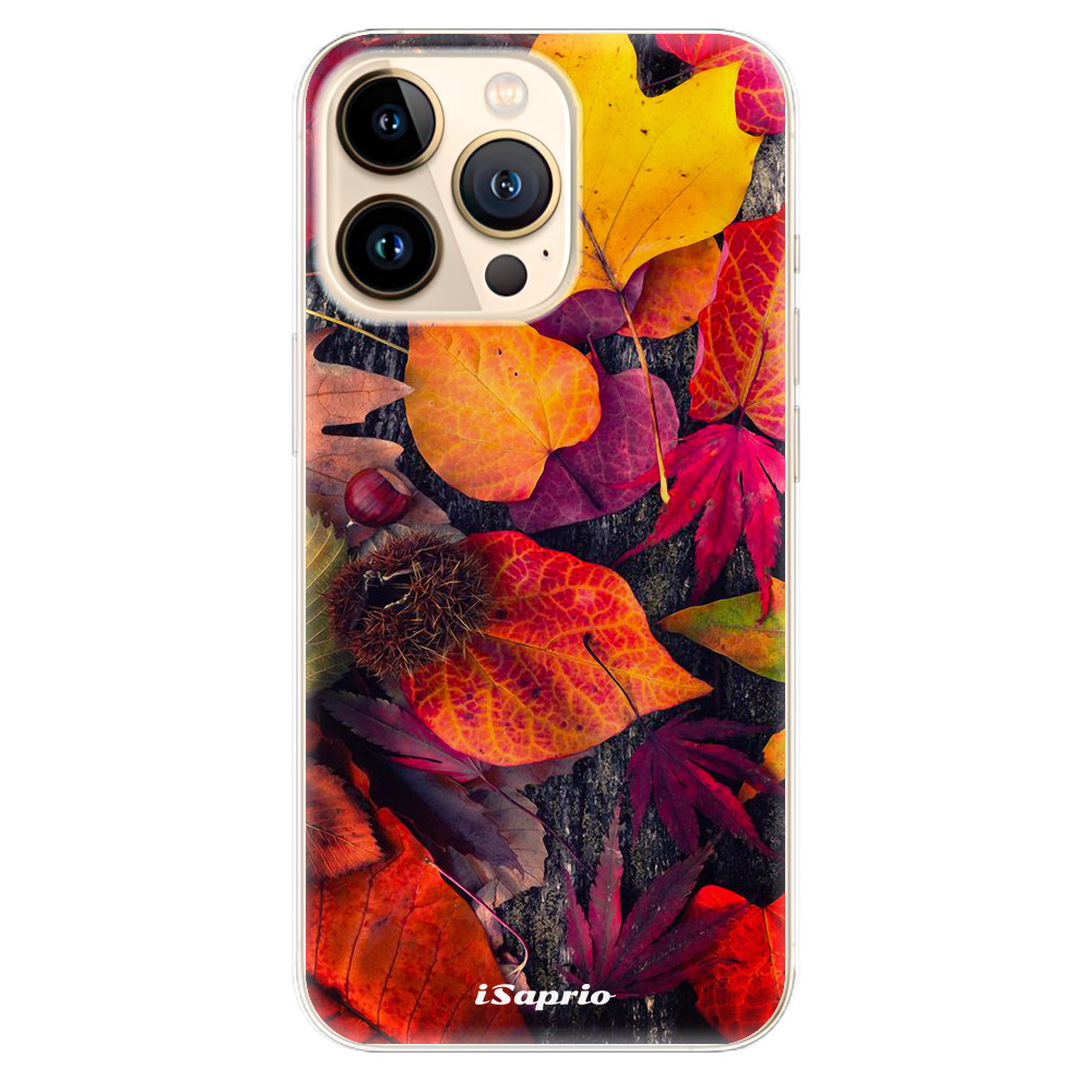 Odolné silikonové pouzdro iSaprio - Autumn Leaves 03 - iPhone 13 Pro Max