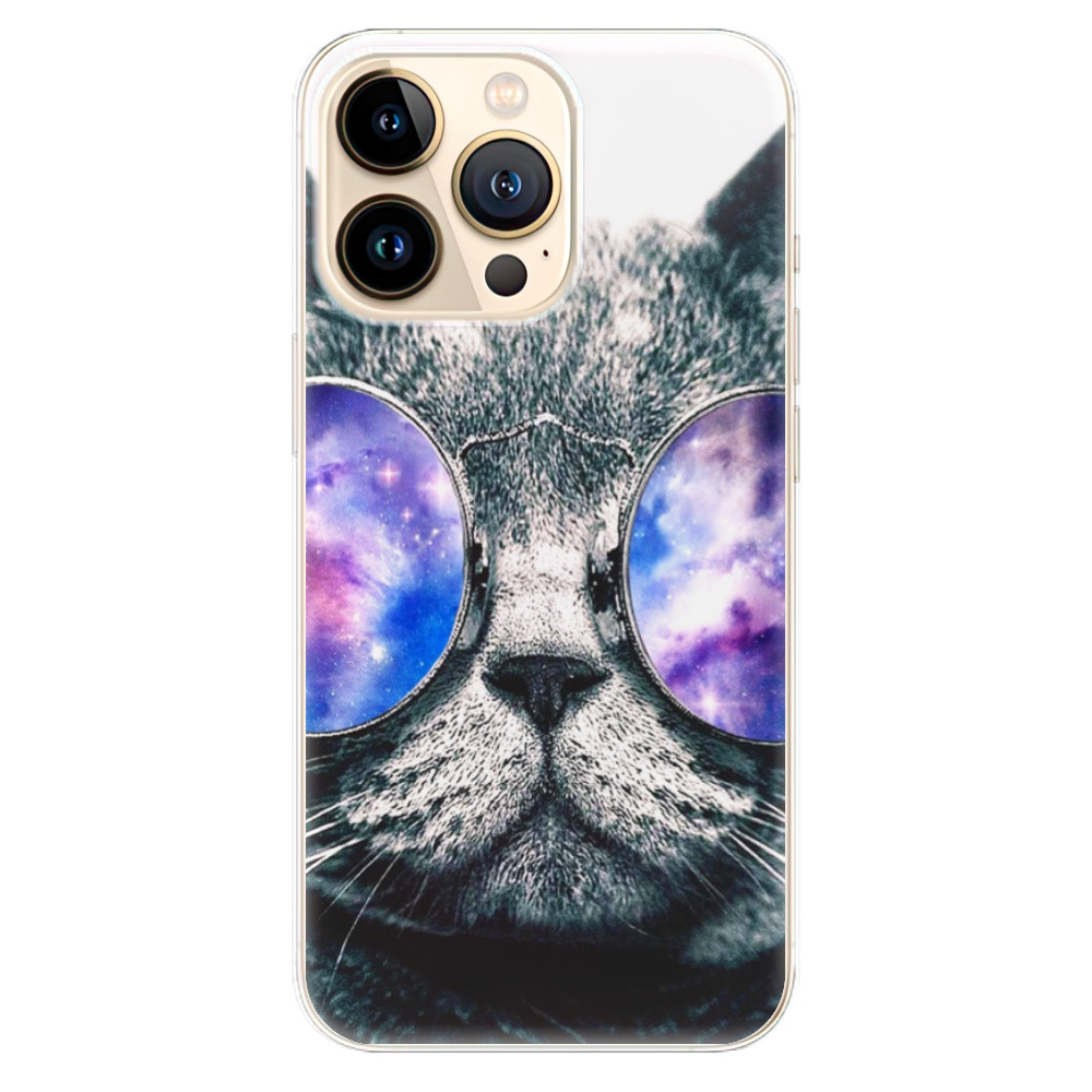 Odolné silikonové pouzdro iSaprio - Galaxy Cat - iPhone 13 Pro Max