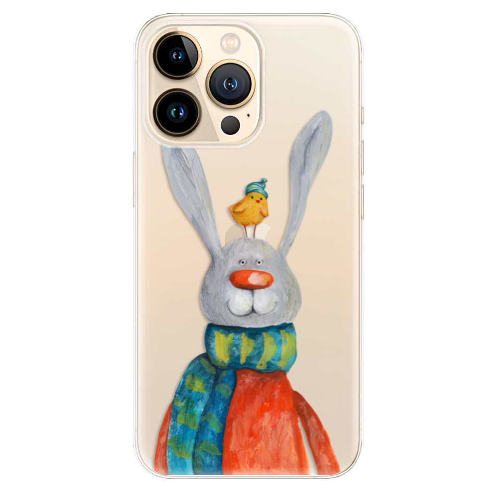 Odolné silikonové pouzdro iSaprio - Rabbit And Bird - iPhone 13 Pro Max