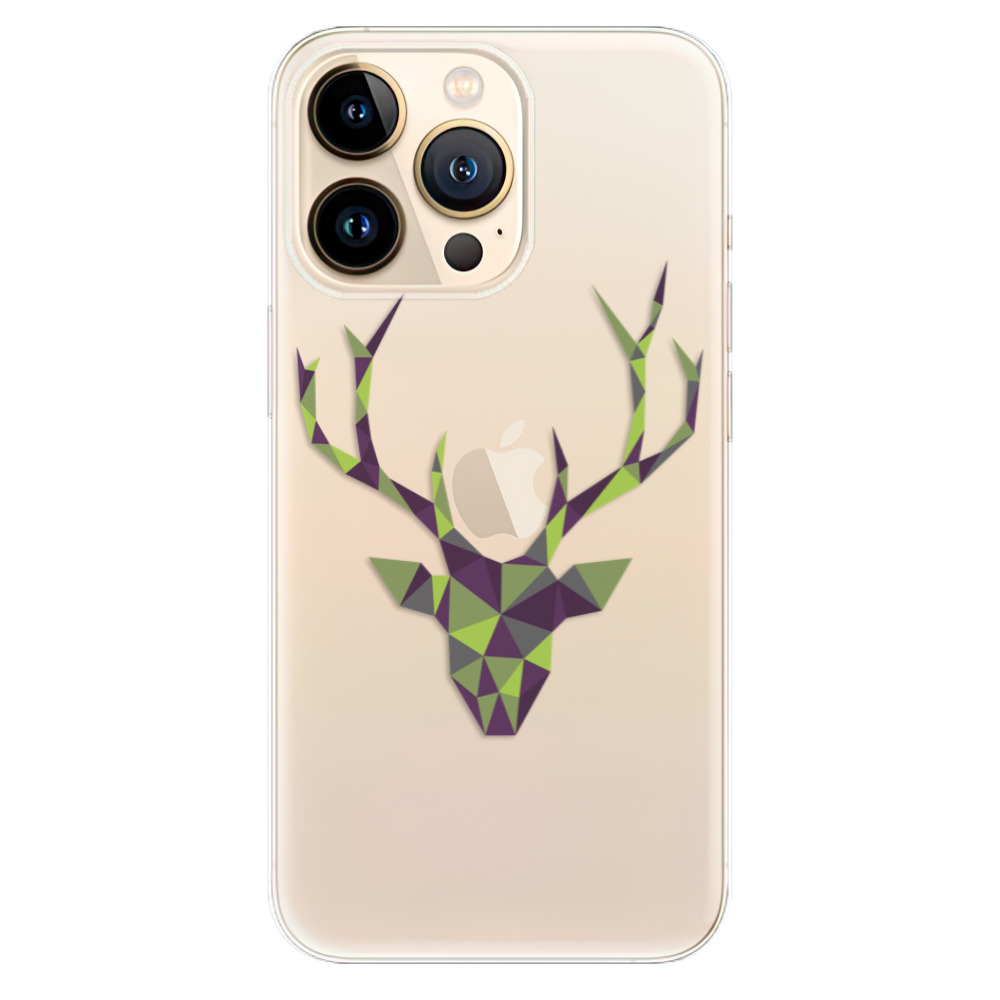 Odolné silikonové pouzdro iSaprio - Deer Green - iPhone 13 Pro Max