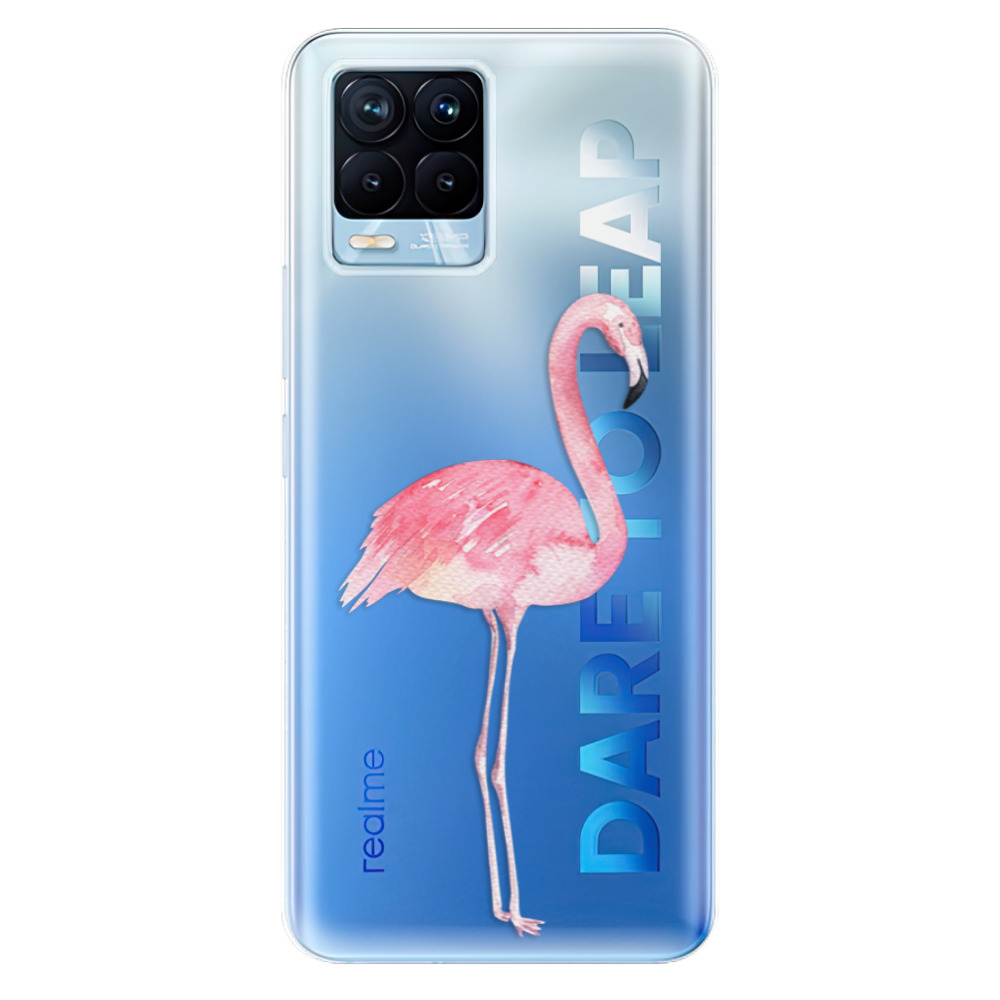 Odolné silikonové pouzdro iSaprio - Flamingo 01 - Realme 8 / 8 Pro