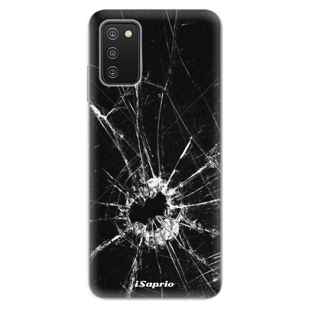 Odolné silikonové pouzdro iSaprio - Broken Glass 10 - Samsung Galaxy A03s