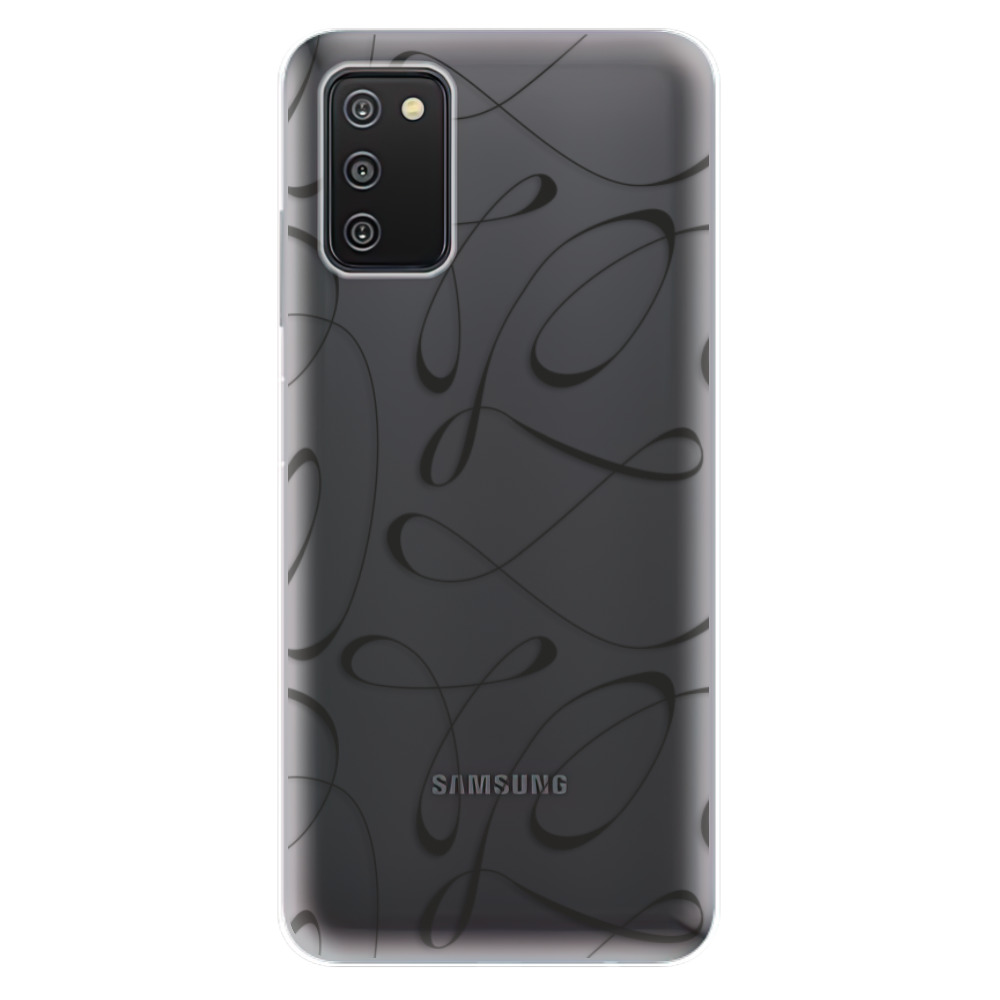 Odolné silikonové pouzdro iSaprio - Fancy - black - Samsung Galaxy A03s