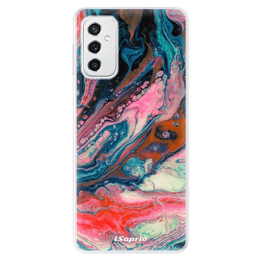 Odolné silikonové pouzdro iSaprio - Abstract Paint 01 - Samsung Galaxy M52 5G