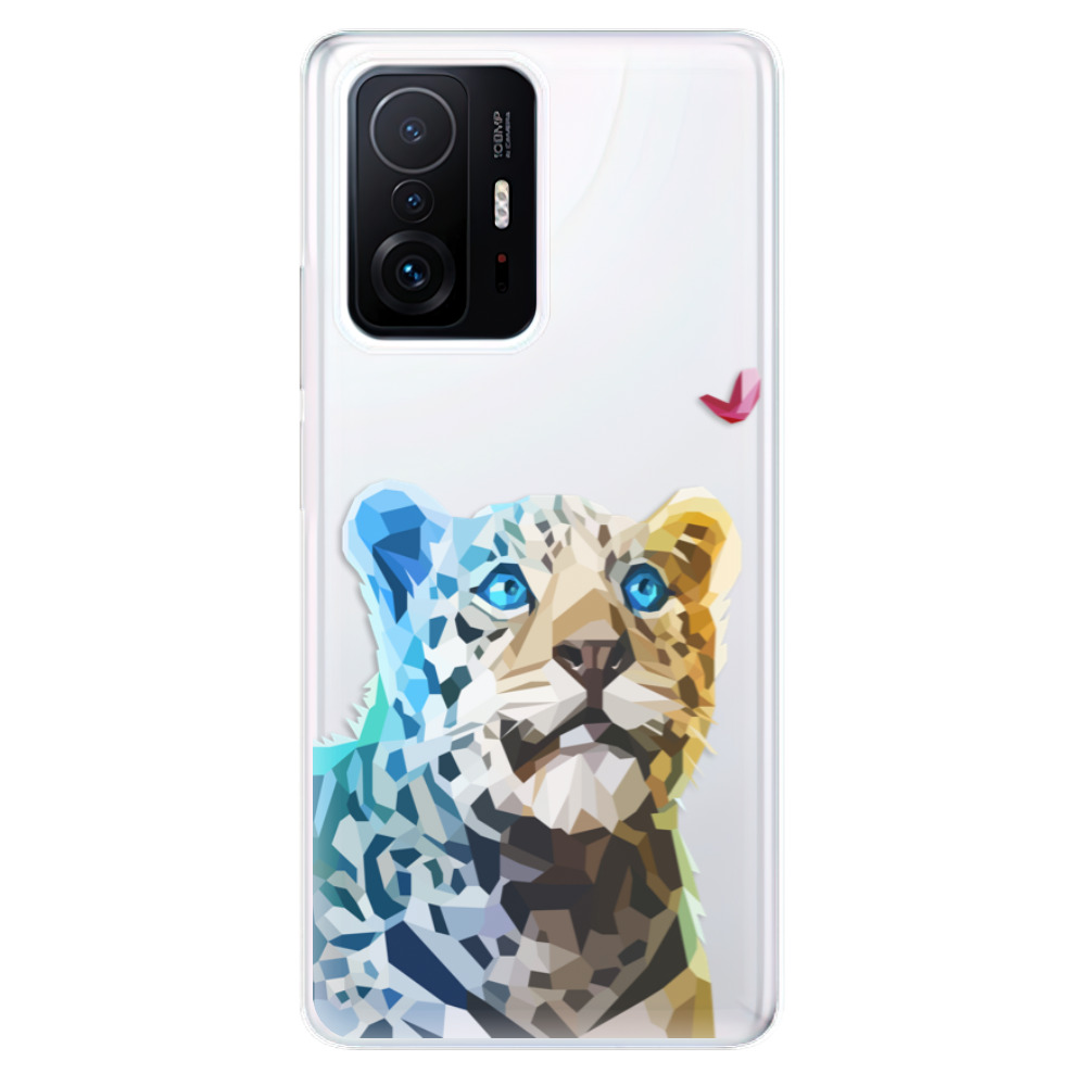 Odolné silikonové pouzdro iSaprio - Leopard With Butterfly - Xiaomi 11T / 11T Pro