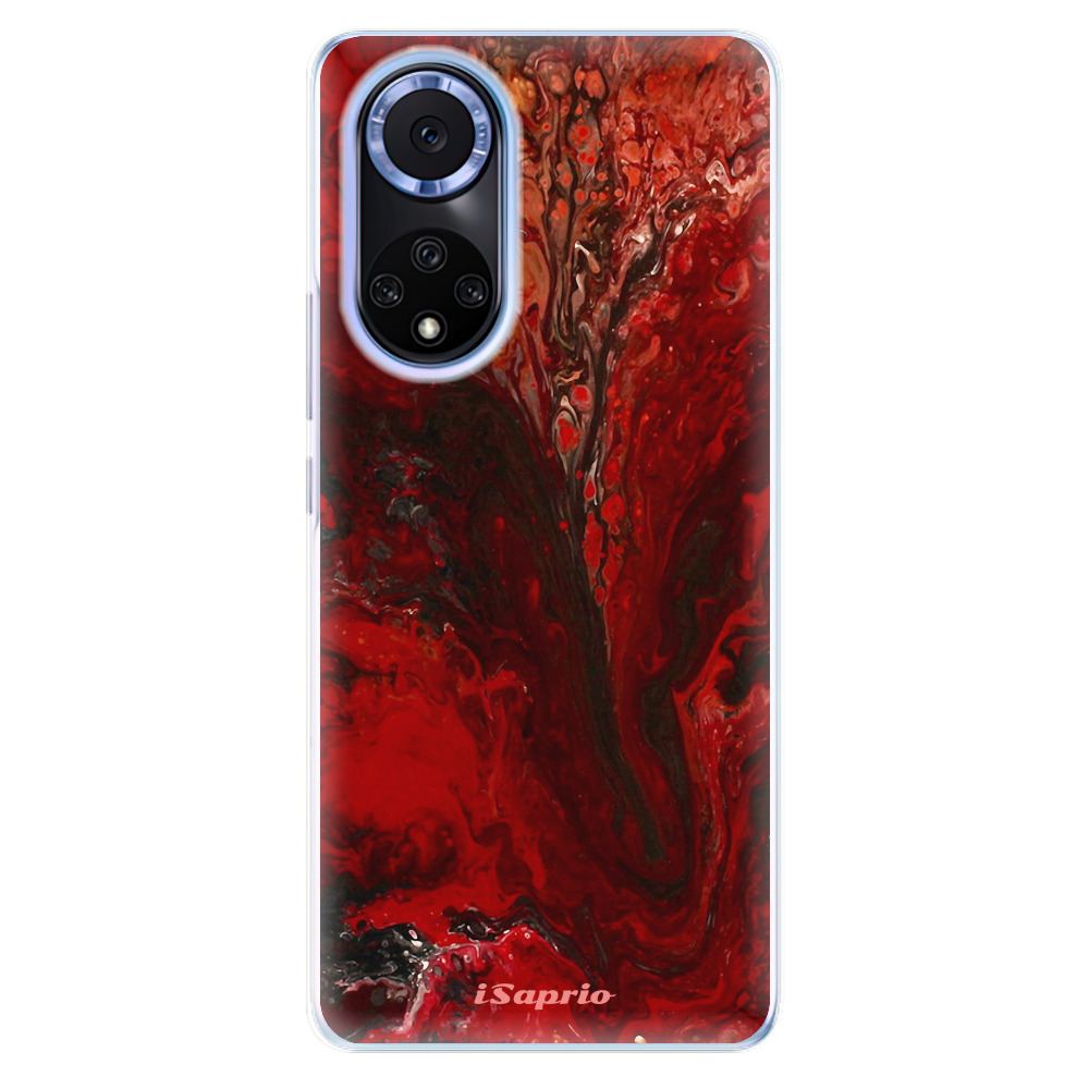 Odolné silikonové pouzdro iSaprio - RedMarble 17 - Huawei Nova 9