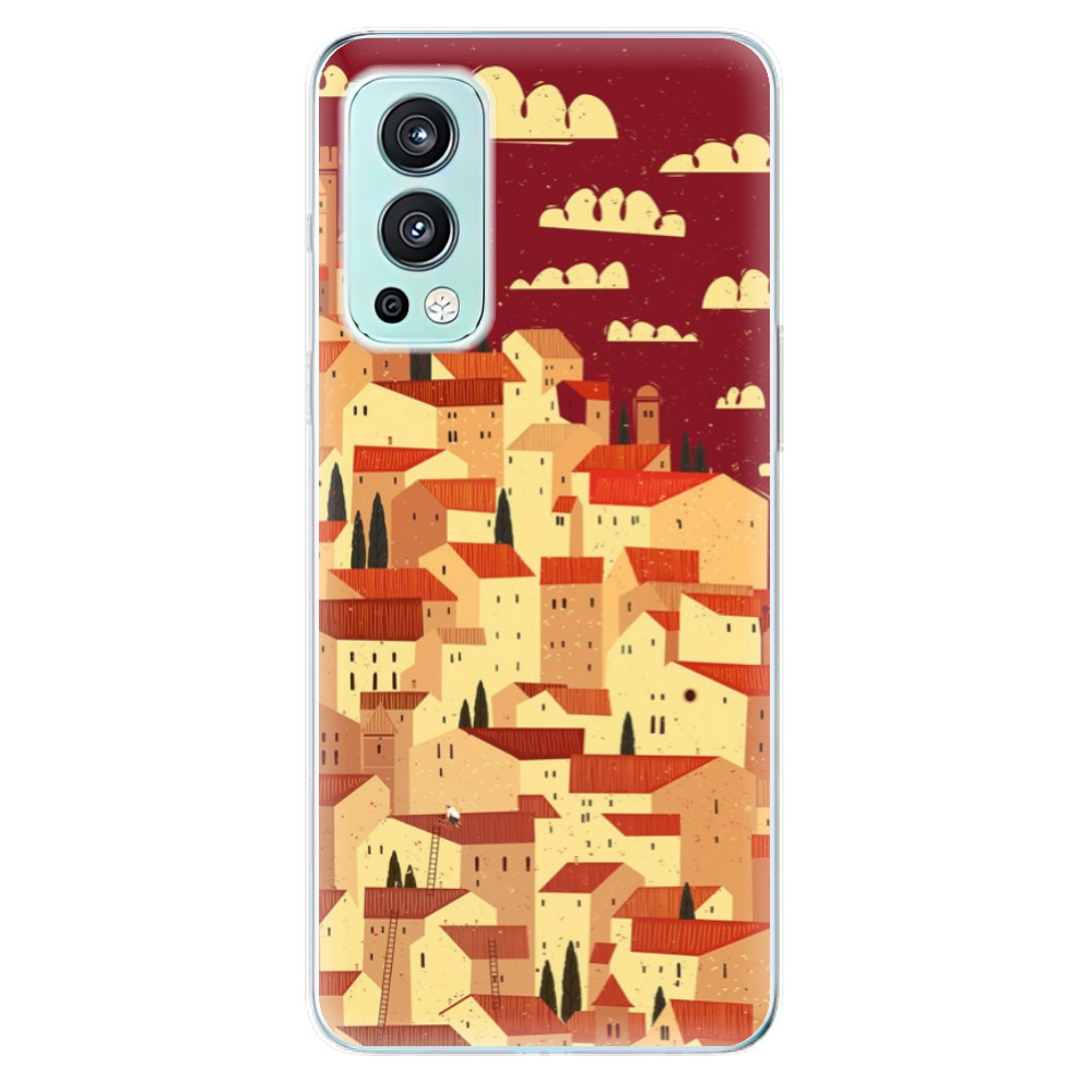 Odolné silikonové pouzdro iSaprio - Mountain City - OnePlus Nord 2 5G