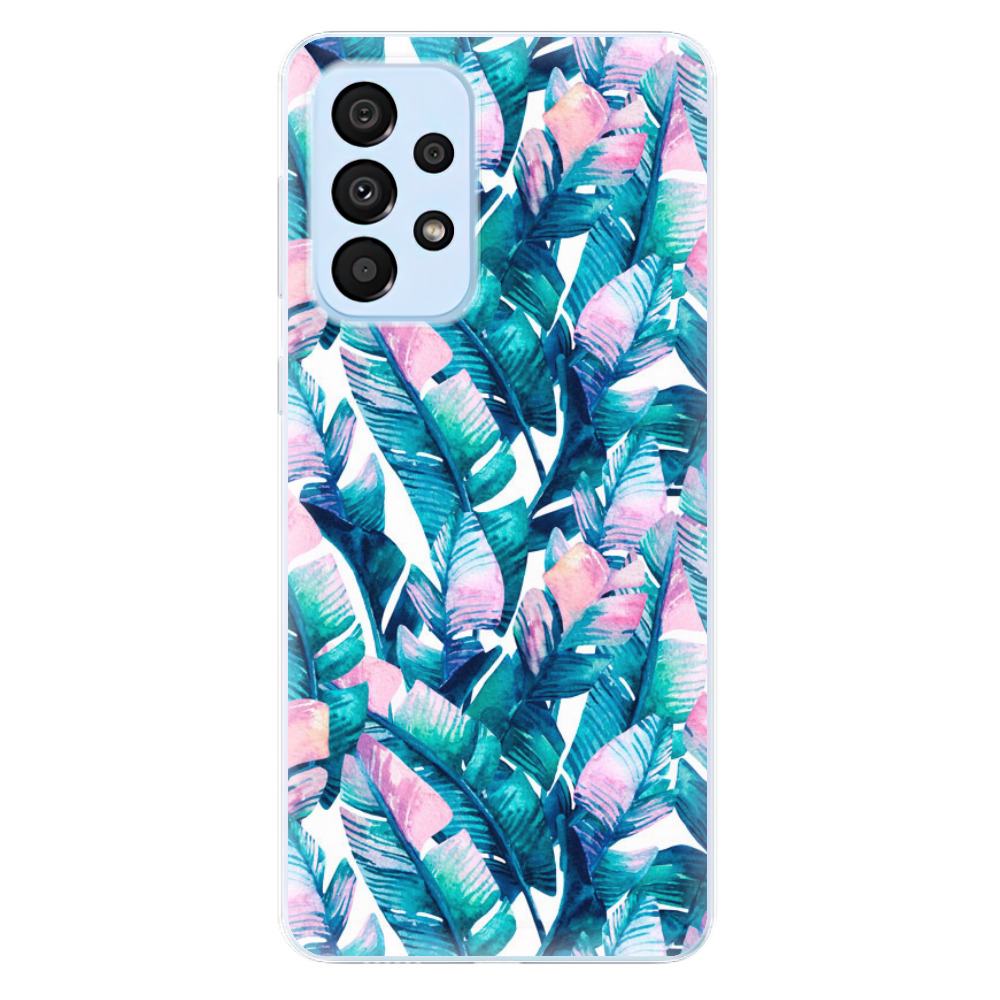 Odolné silikonové pouzdro iSaprio - Palm Leaves 03 - Samsung Galaxy A33 5G