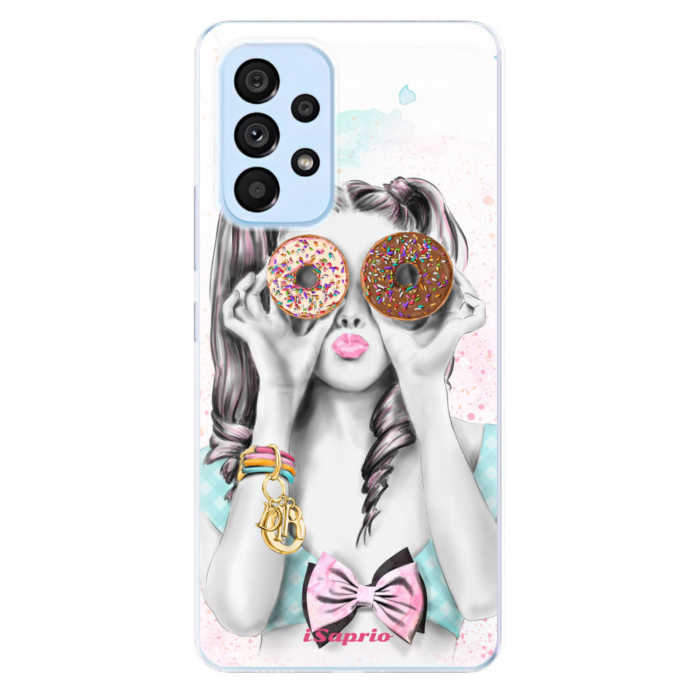 Odolné silikonové pouzdro iSaprio - Donuts 10 - Samsung Galaxy A53 5G