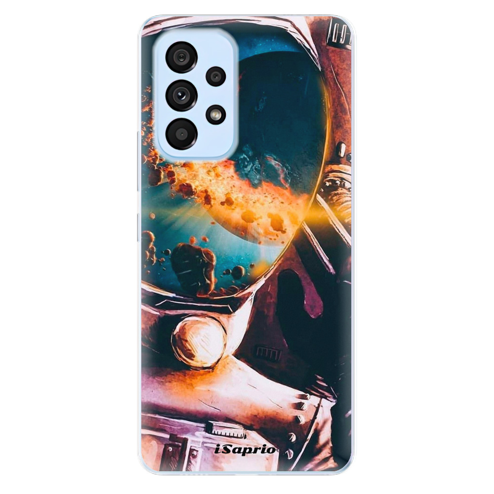 Odolné silikonové pouzdro iSaprio - Astronaut 01 - Samsung Galaxy A53 5G