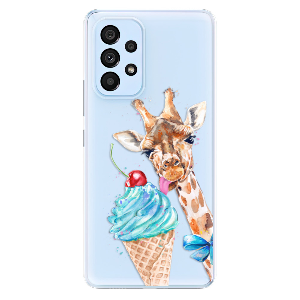 Odolné silikonové pouzdro iSaprio - Love Ice-Cream - Samsung Galaxy A73 5G