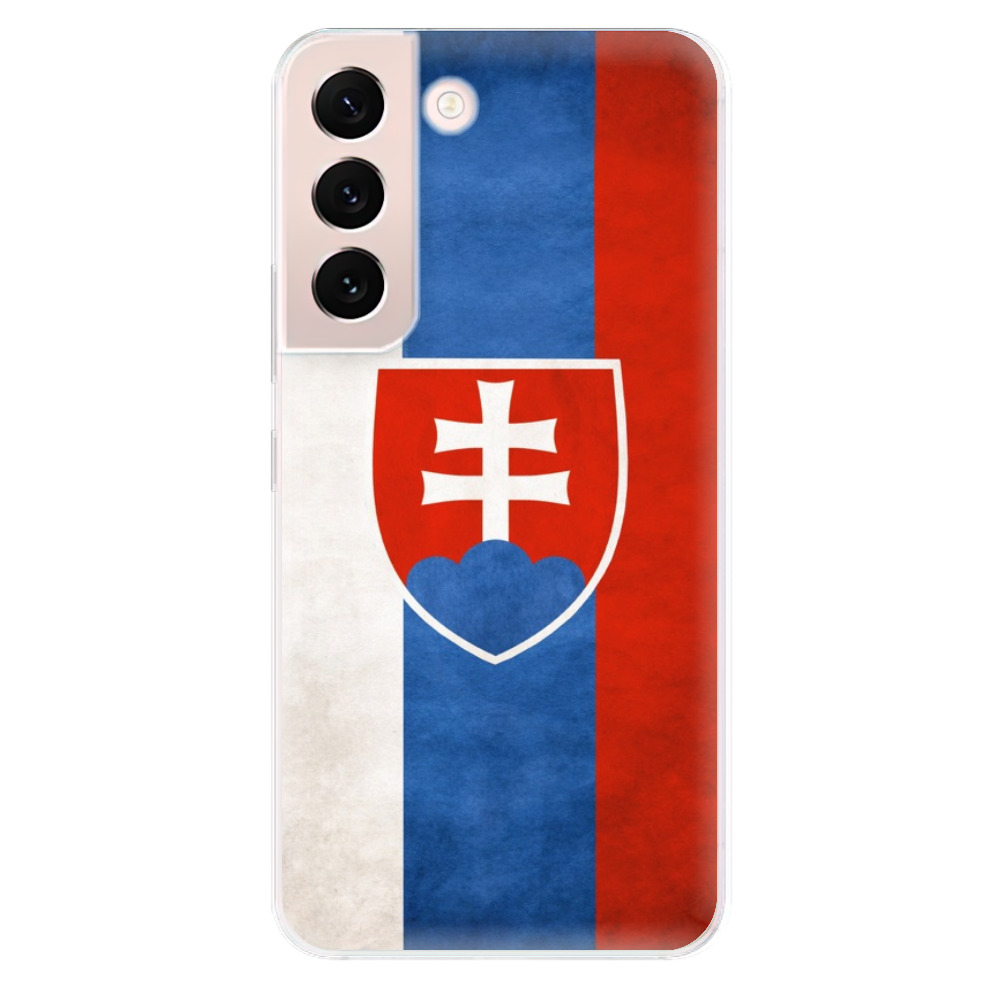 Odolné silikonové pouzdro iSaprio - Slovakia Flag - Samsung Galaxy S22 5G