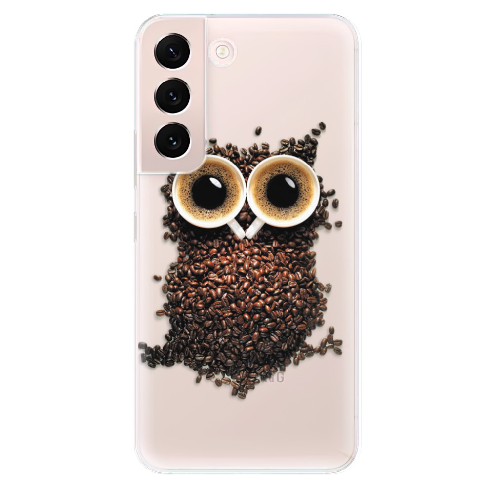 Odolné silikonové pouzdro iSaprio - Owl And Coffee - Samsung Galaxy S22+ 5G