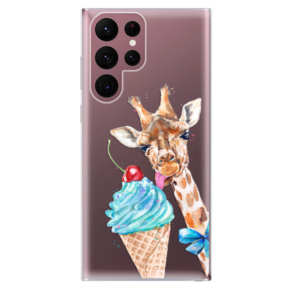 Odolné silikonové pouzdro iSaprio - Love Ice-Cream - Samsung Galaxy S22 Ultra 5G