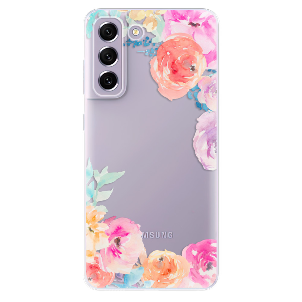 Odolné silikonové pouzdro iSaprio - Flower Brush - Samsung Galaxy S21 FE 5G