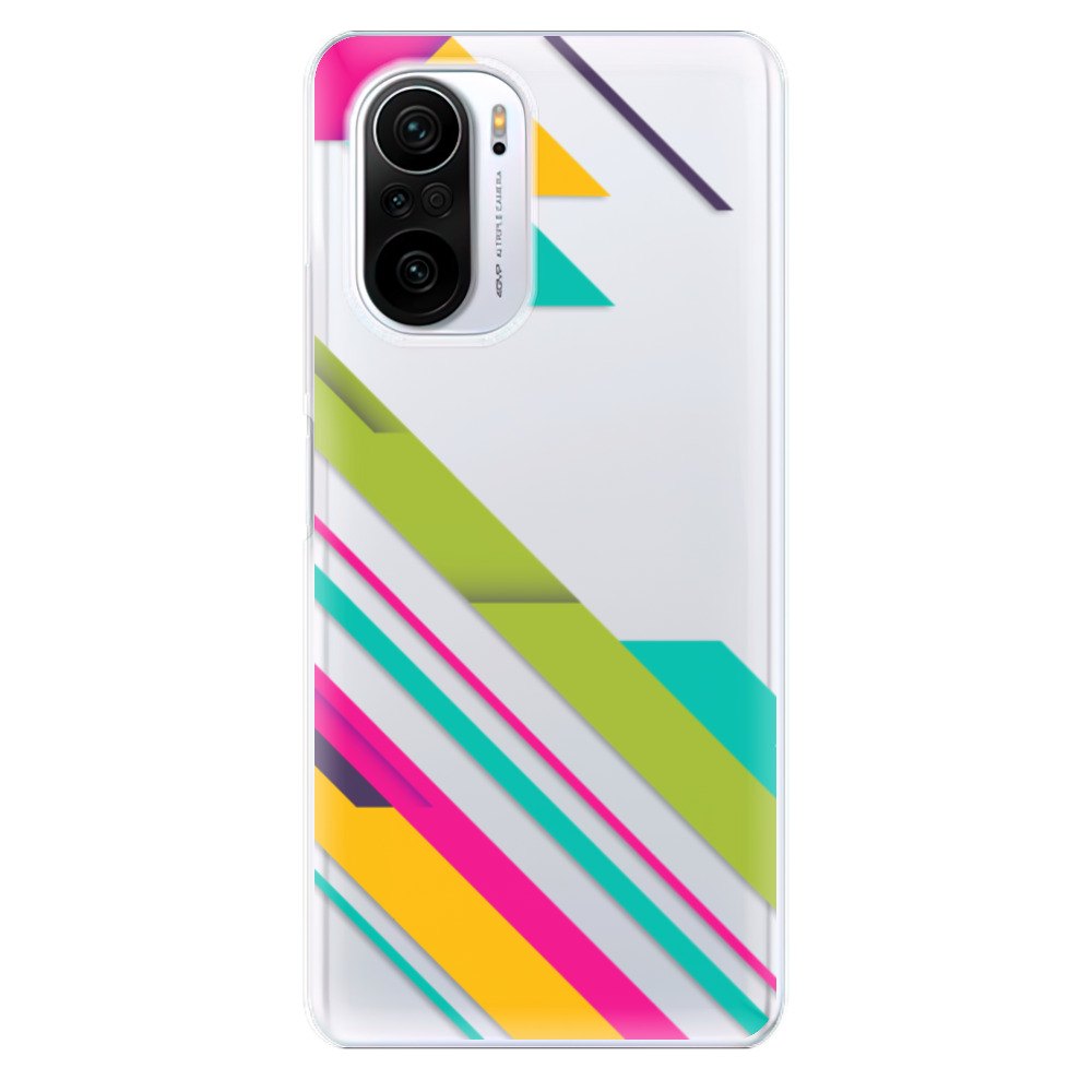 Odolné silikonové pouzdro iSaprio - Color Stripes 03 - Xiaomi Poco F3