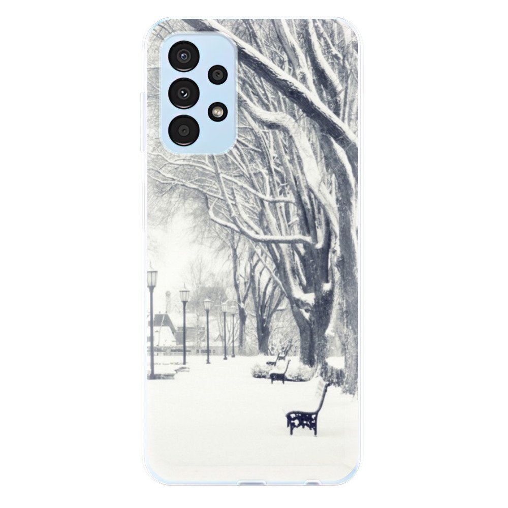 Odolné silikonové pouzdro iSaprio - Snow Park - Samsung Galaxy A13