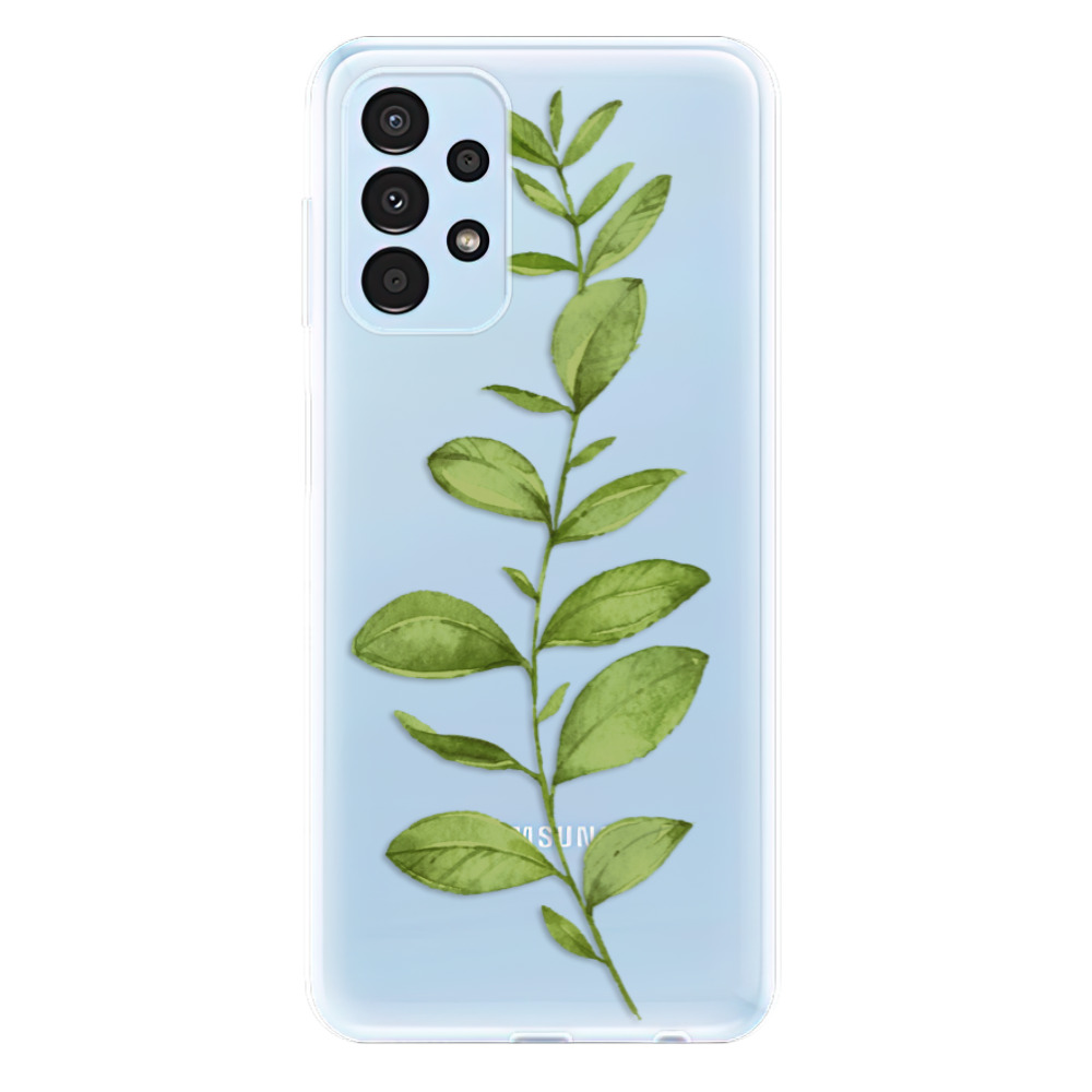 Odolné silikonové pouzdro iSaprio - Green Plant 01 - Samsung Galaxy A13
