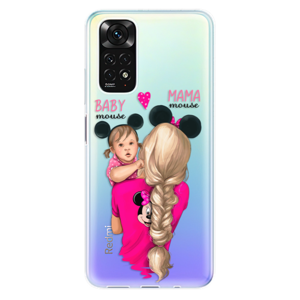 Odolné silikonové pouzdro iSaprio - Mama Mouse Blond and Girl - Xiaomi Redmi Note 11 / Note 11S