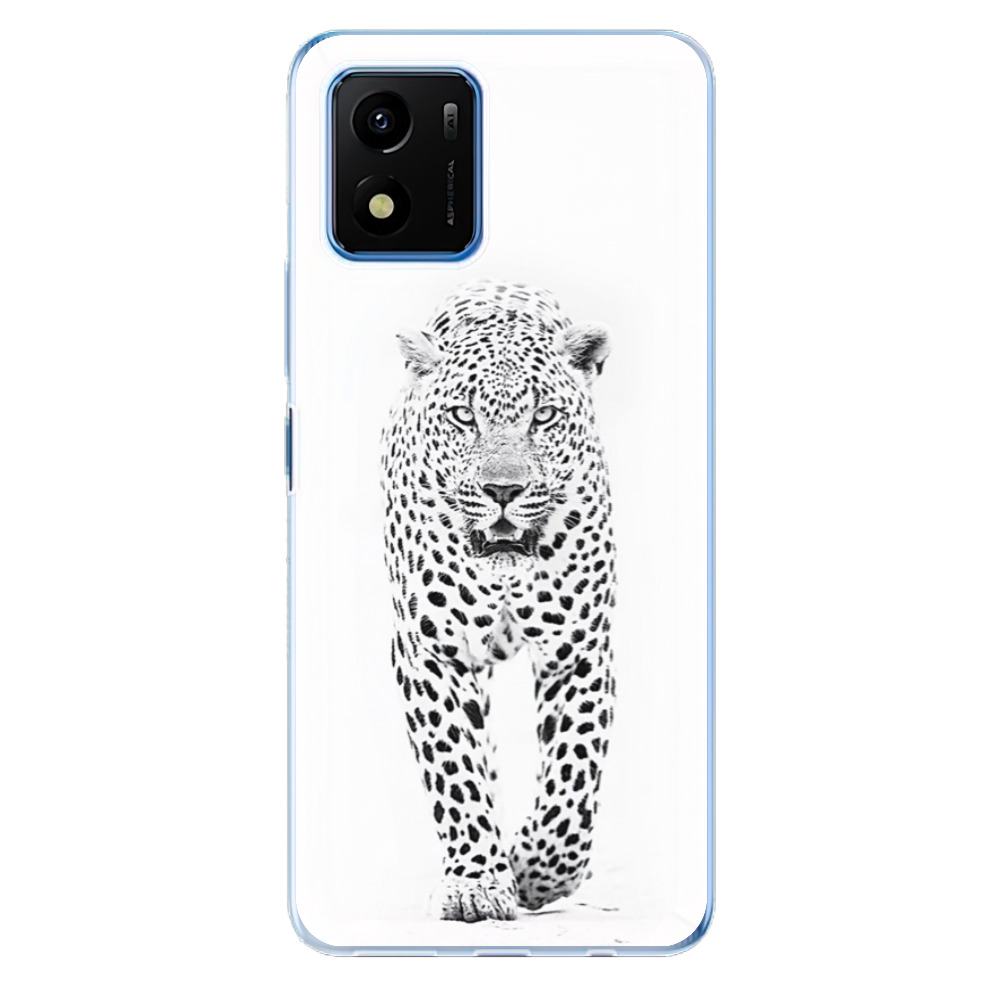 Odolné silikonové pouzdro iSaprio - White Jaguar - Vivo Y01