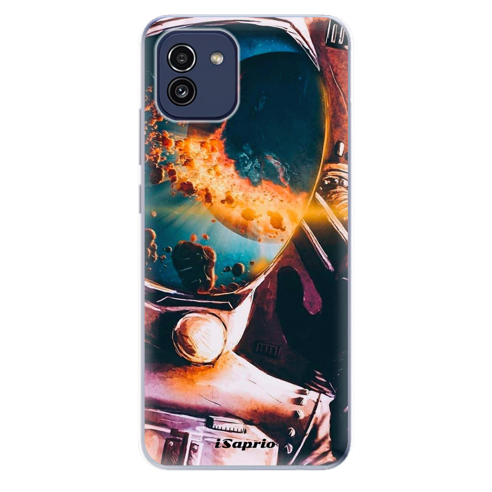 Odolné silikonové pouzdro iSaprio - Astronaut 01 - Samsung Galaxy A03