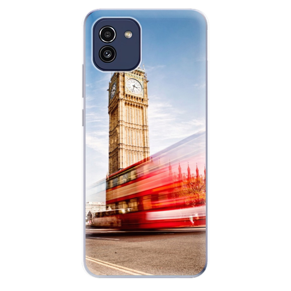 Odolné silikonové pouzdro iSaprio - London 01 - Samsung Galaxy A03