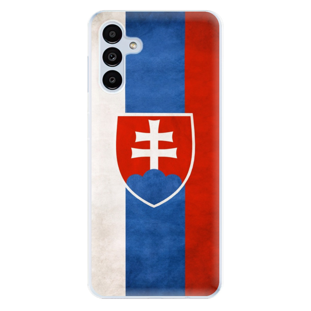 Odolné silikonové pouzdro iSaprio - Slovakia Flag - Samsung Galaxy A13 5G