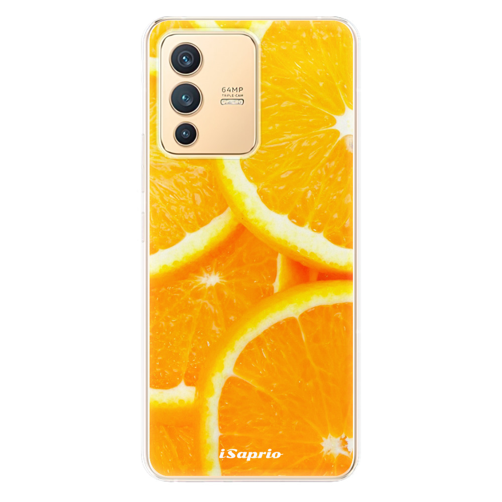 Odolné silikonové pouzdro iSaprio - Orange 10 - Vivo V23 5G