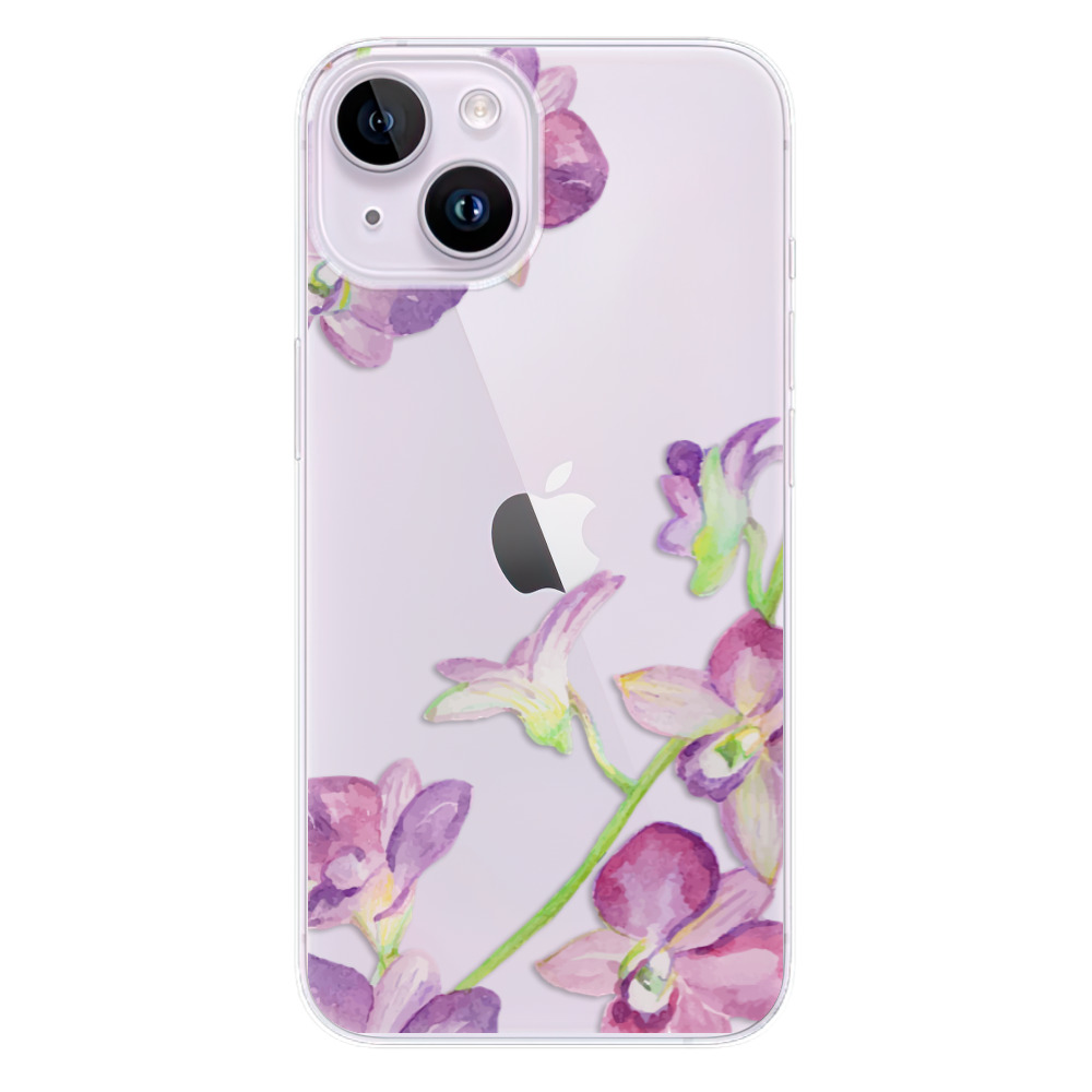 Odolné silikonové pouzdro iSaprio - Purple Orchid - iPhone 14