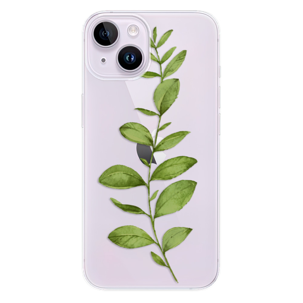 Odolné silikonové pouzdro iSaprio - Green Plant 01 - iPhone 14