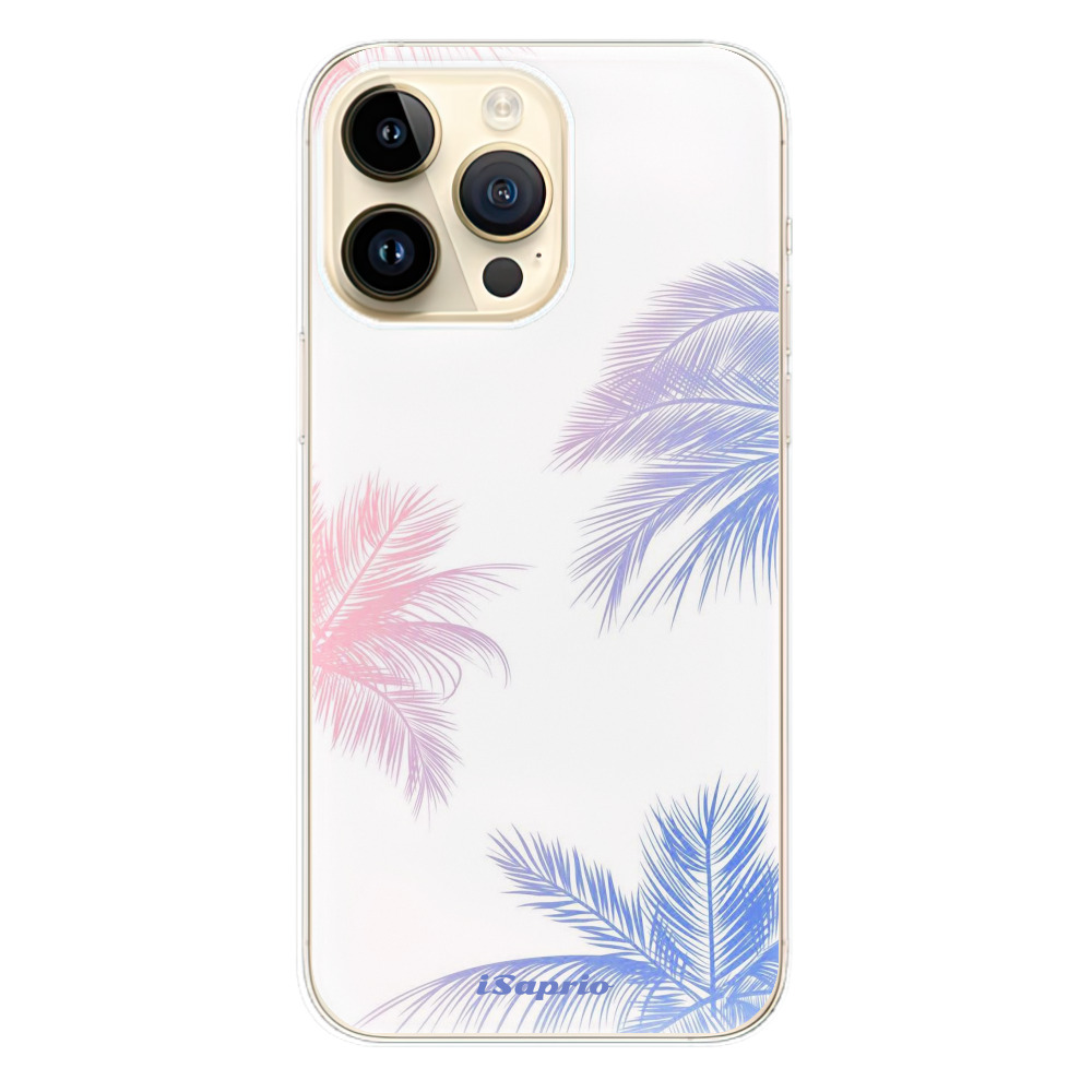 Odolné silikonové pouzdro iSaprio - Digital Palms 10 - iPhone 14 Pro Max