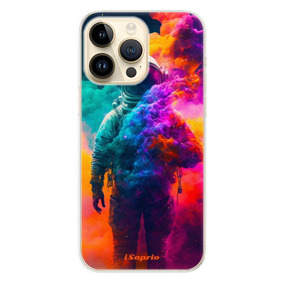 Odolné silikonové pouzdro iSaprio - Astronaut in Colors - iPhone 14 Pro Max