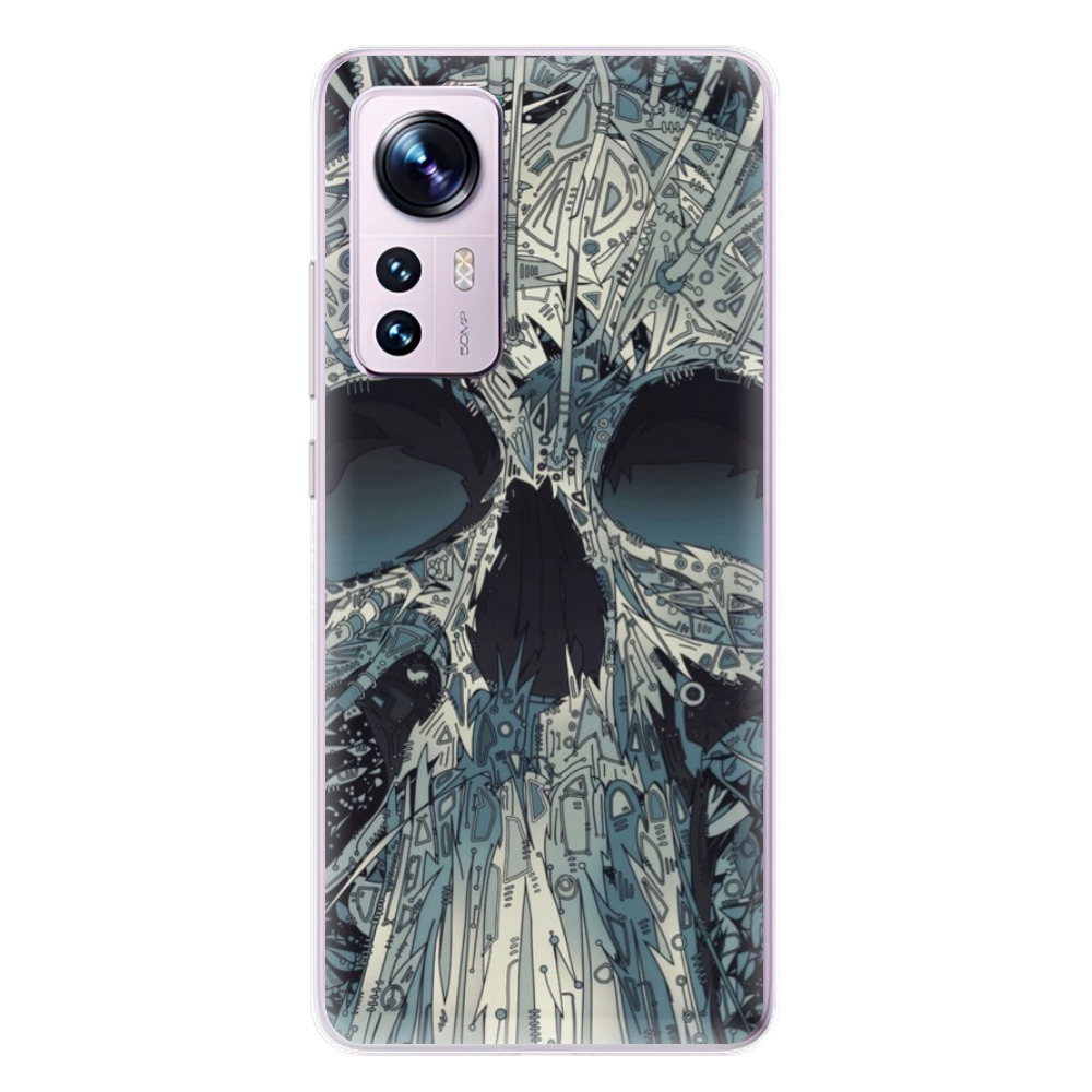 Odolné silikonové pouzdro iSaprio - Abstract Skull - Xiaomi 12 / 12X