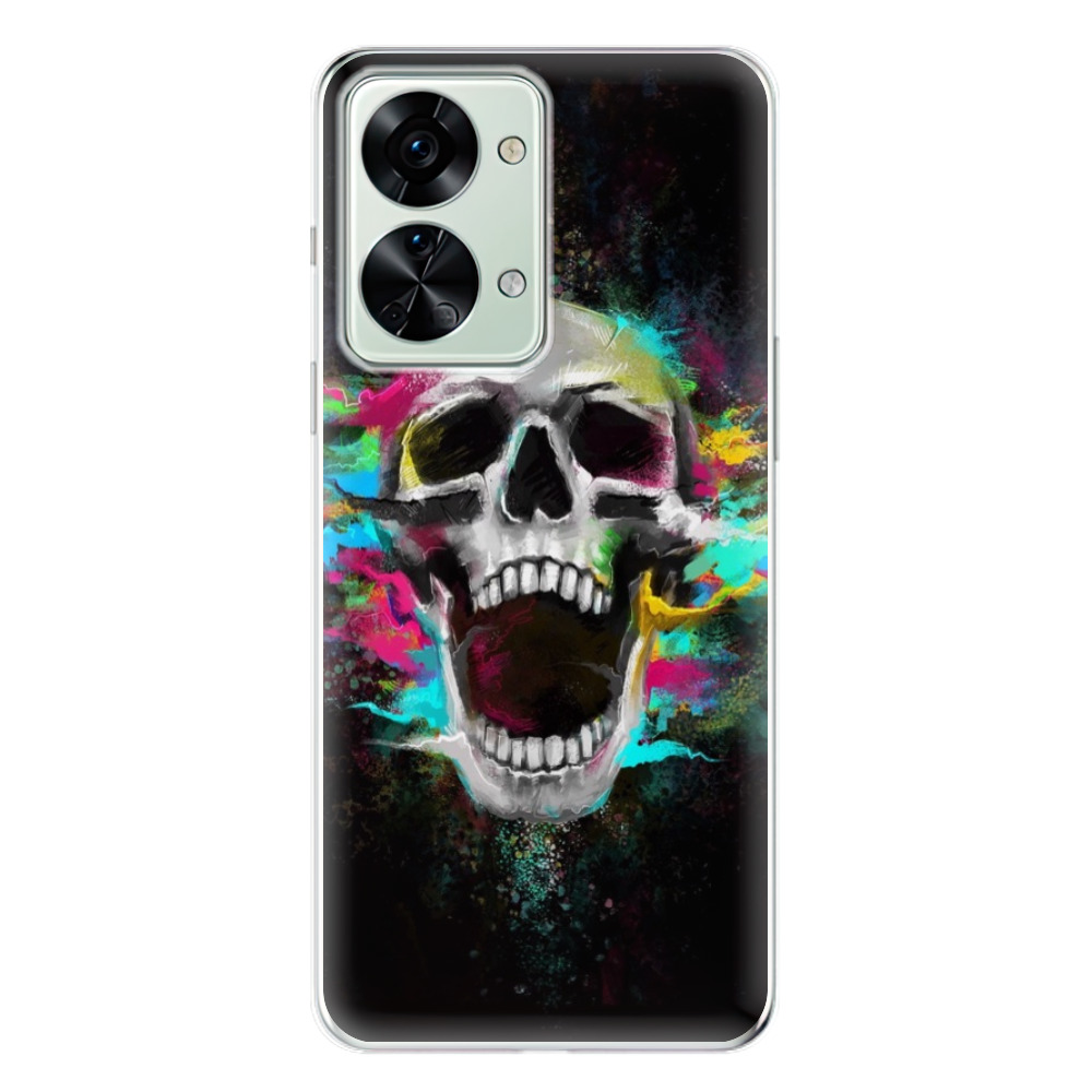 Odolné silikonové pouzdro iSaprio - Skull in Colors - OnePlus Nord 2T 5G