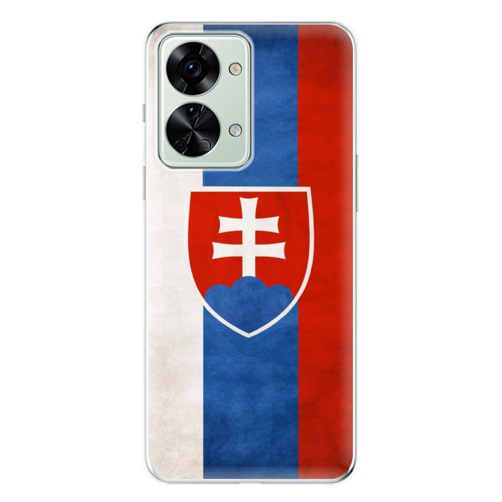 Odolné silikonové pouzdro iSaprio - Slovakia Flag - OnePlus Nord 2T 5G