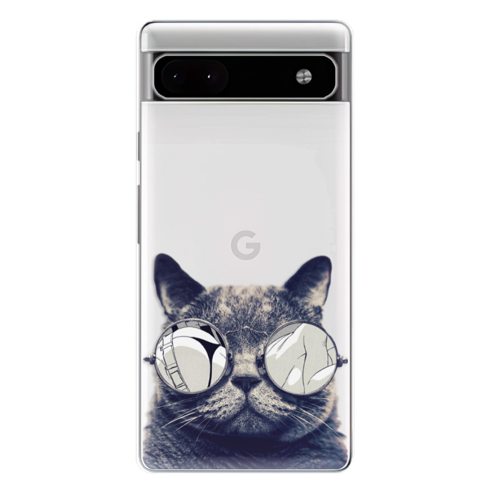 Odolné silikonové pouzdro iSaprio - Crazy Cat 01 - Google Pixel 6a 5G