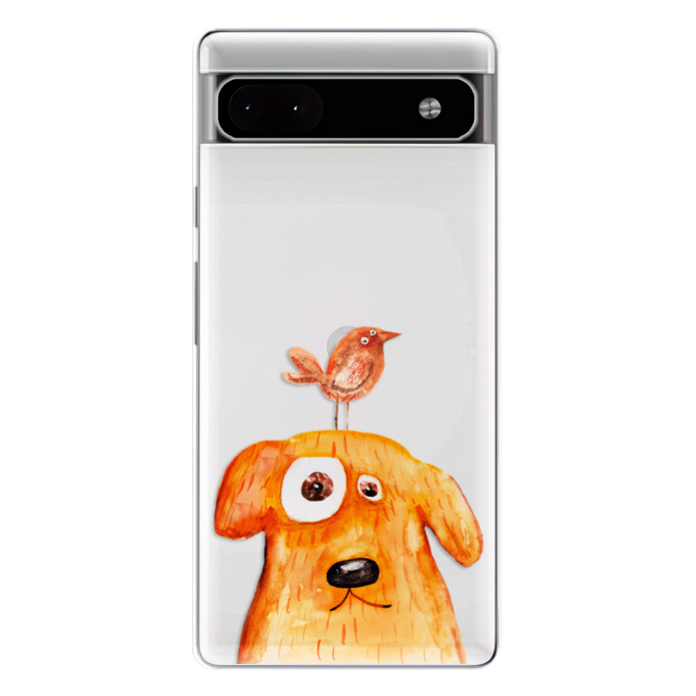 Odolné silikonové pouzdro iSaprio - Dog And Bird - Google Pixel 6a 5G